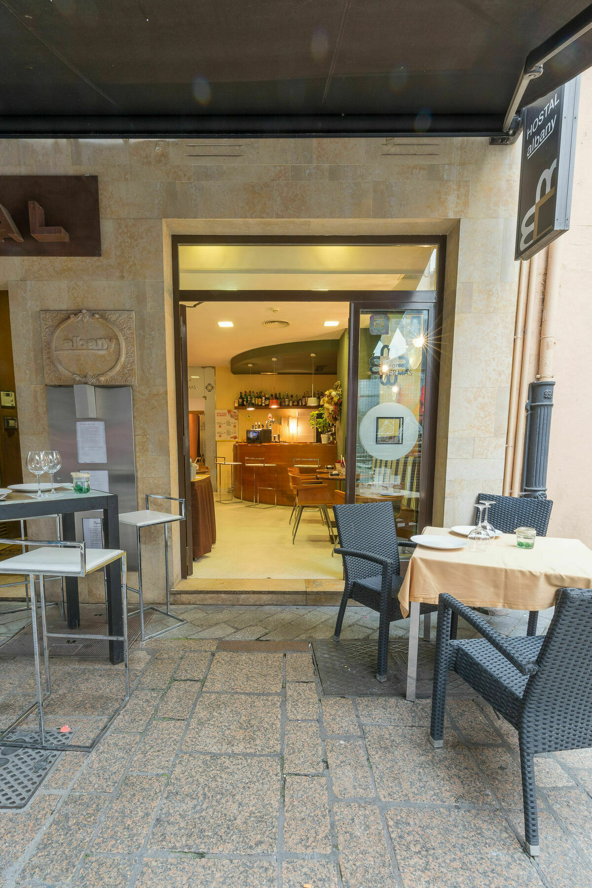 מלון לאון Albany Ancha מראה חיצוני תמונה Restaurant in Rome